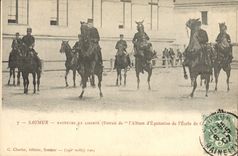 CPA Cheval Hippisme Saumur Sauteurs en liberte 