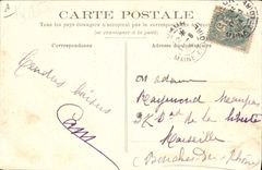 VINTAGE POSTCARD Horse Hippisme Saumur Jump of a barrier of the fields