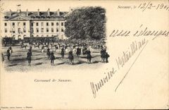 VINTAGE POSTCARD Horse Hippisme Saumur Carousel of Saumur