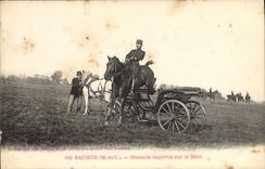 CPA Cheval Hippisme Saumur Obstacle imprevu sur le Breil