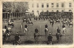 VINTAGE POSTCARD Horse Hippisme Saumur Carousel Taken again of jumpers