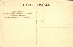 CPA Bateau Paquebot Sidi Bel Abbes SGTM
