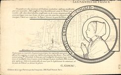 VINTAGE POSTCARD First name the holy ones of German France Cousin