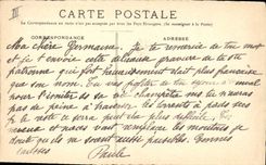 VINTAGE POSTCARD First name the holy ones of German France Cousin