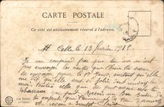 VINTAGE POSTCARD First name St Pierre