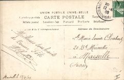 VINTAGE POSTCARD First name co. Marie