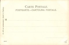 VINTAGE POSTCARD Cannes Illustrator