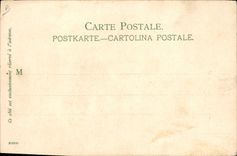 CPA Illustrateur Menton a la frontiere franco italienne 