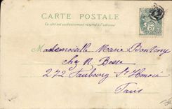 VINTAGE POSTCARD Nice Illustrator the cascade of the new gardens