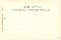 CPA Illustrateur Menton a la frontiere franco italienne 