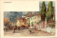 CPA Illustrateur Porlezza 