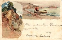 CPA Illustrateur Alassio