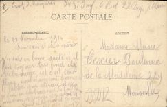 CPA Militaria Gerbeviller Soeur Julie religieuse de Saint Charle Citee a l'ordre de l'armee du general de Castelnau