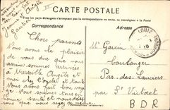 VINTAGE POSTCARD Militaria Flowers Henry de Casalajor Verdun