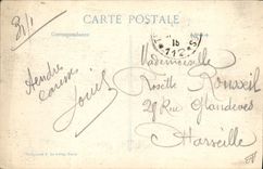 VINTAGE POSTCARD Militaria Chaleureuse reception of one wounds Belgian by a Scot