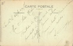 La POSTAL Militaria Vingre Vic cercano de la VENDIMIA en la tumba de Aisne levantó con la memoria de la familia de Amory