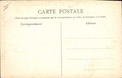 VINTAGE POSTCARD Militaria Song the child with Courteous Henri rifle