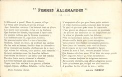 CPA Militaria Chanson Femmes allemandes