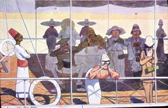 CPA Fantaisie Illustrateur Egypt Egypte Up the Nile 