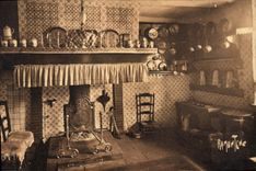 CPA Folklore Interieur basque