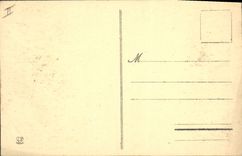 Museo interior del vasco de la corte del folklore de Bayonne de la POSTAL de la VENDIMIA