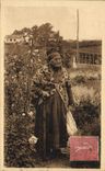 CPA Folklore Types basques Vieille femme du pays basque 