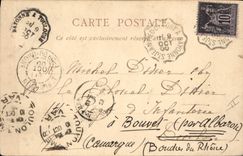 CPA Folklore Pays basque Vieillard 