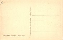 CPA Folklore Pays basque Maison basque 