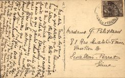 CPA Folklore Pays basque Vieille basquaise