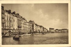 VINTAGE POSTCARD Toulon the old wet dock of Hneri IV and the Cronstadt quay