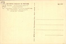 CPA Toulon La vieille darse d'Hneri IV et le quai Cronstadt