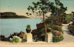 CPA Le Trayas La pointe de l'Esquillon vue de la villa tunisienne