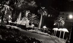 CPM Toulon La place de la Liberte la nuit et les jardins
