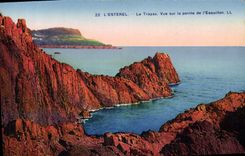 CPA L'Esterel Le Trayas Vue Sur La Pointe De I'Esquillon