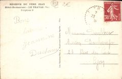 VINTAGE POSTCARD Trayas Not Notre Dame