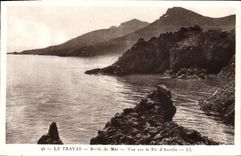 CPA Le Trayas Bords De Mer Vue Sur Le Pic D'Aurelle