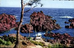 MODERN CARD Reflections Of the Dimension Of Azure the small Creek