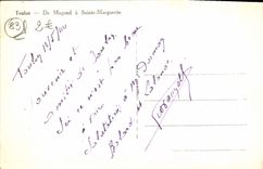 VINTAGE POSTCARD Toulon De Magand has Holy Marguerite