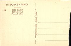 VINTAGE POSTCARD Cote Of Toulon Azure Places Freedom
