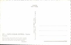 MODERN CARD Dimension Of Azure Esterel Red Rocks