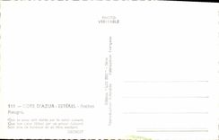 CPM Cote D'Azur Esterel Roches Rouges