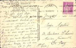 VINTAGE POSTCARD Trayas Red Rocks