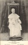 VINTAGE POSTCARD Pape Black and white S X official Portrait carries out in the Vatican