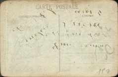 VINTAGE POSTCARD Menil on Belvitte Ceremony of the 4th birthday preacher Abbot lefevre