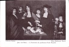 CPA Joh Van Neck L'anatomie du professeur Fred Ruysck Chrirurgie 