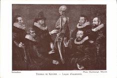 CPA Thomas de Keyser Lecon d'anatomie