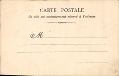 VINTAGE POSTCARD Visit of the doctor