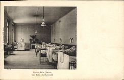 VINTAGE POSTCARD Paris Hospital of Charity a room to Maternity