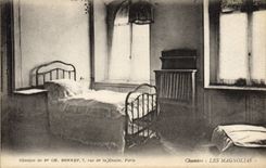 VINTAGE POSTCARD Clinical of Dr. CH Bonnet Street of the Paris Chair