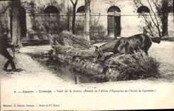 CPA Cheval Hippisme Saumur Dressage Saut de la douve 